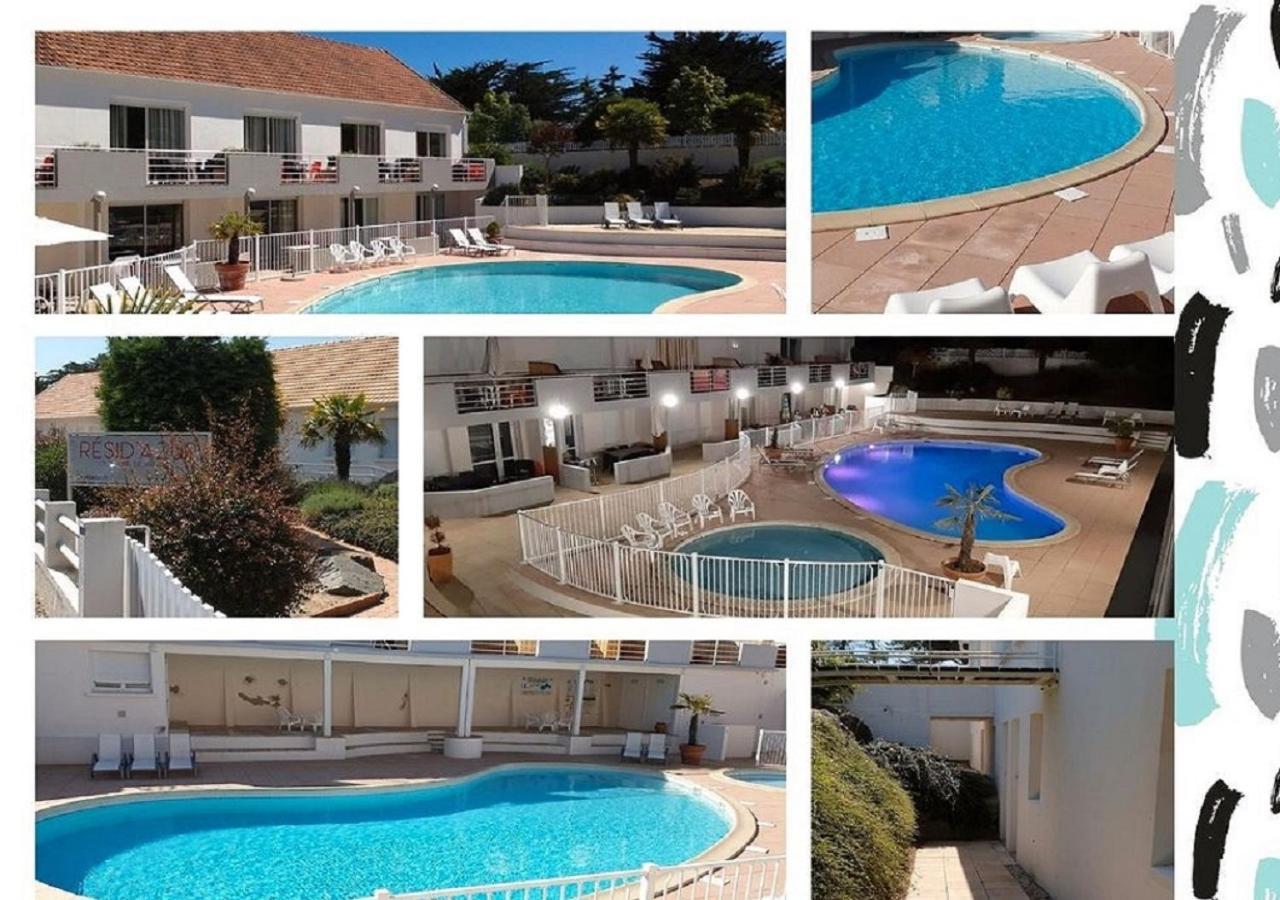 Resid'Azur Appartement T2-Pmr- Piscine Privee Saint-Jean-de-Monts Buitenkant foto